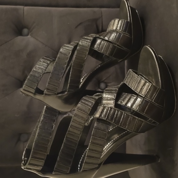 Report signature ditmar black heels - Picture 5 of 11